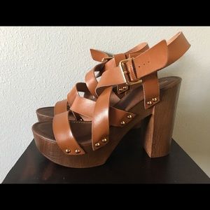 Brown heels